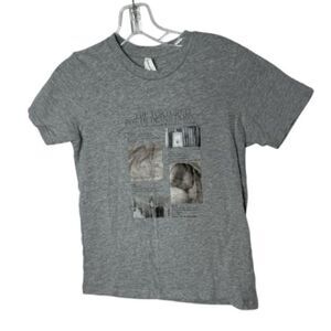 Taylor Swift Girl’s Tortured Poets Society Grey T-shirt. Size L (14-16).